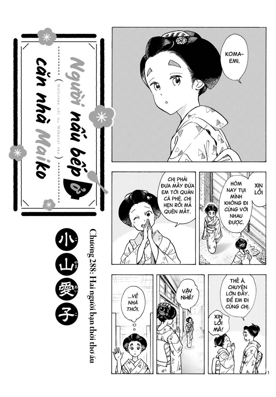Maiko-San Chi No Makanai-San Chapter  288 - 1