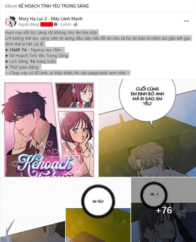 Thứ Mà Đôi Ta Mong Muốn Chapter 76.1 - 2