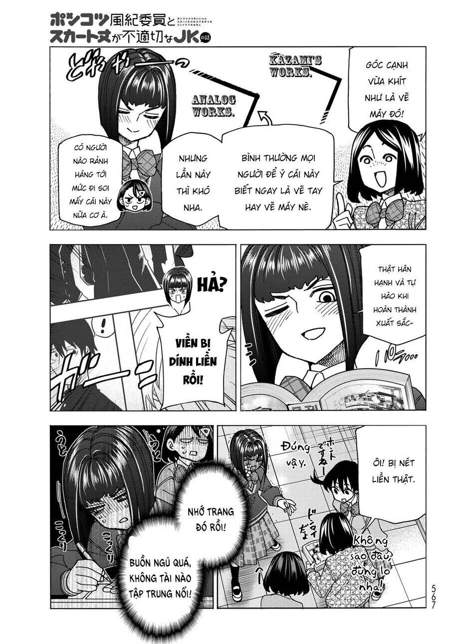 Ponkotsu Fuukiin To Skirt Take Ga Futekisetsu Na Jk No Hanashi Chapter 71.5 - 4