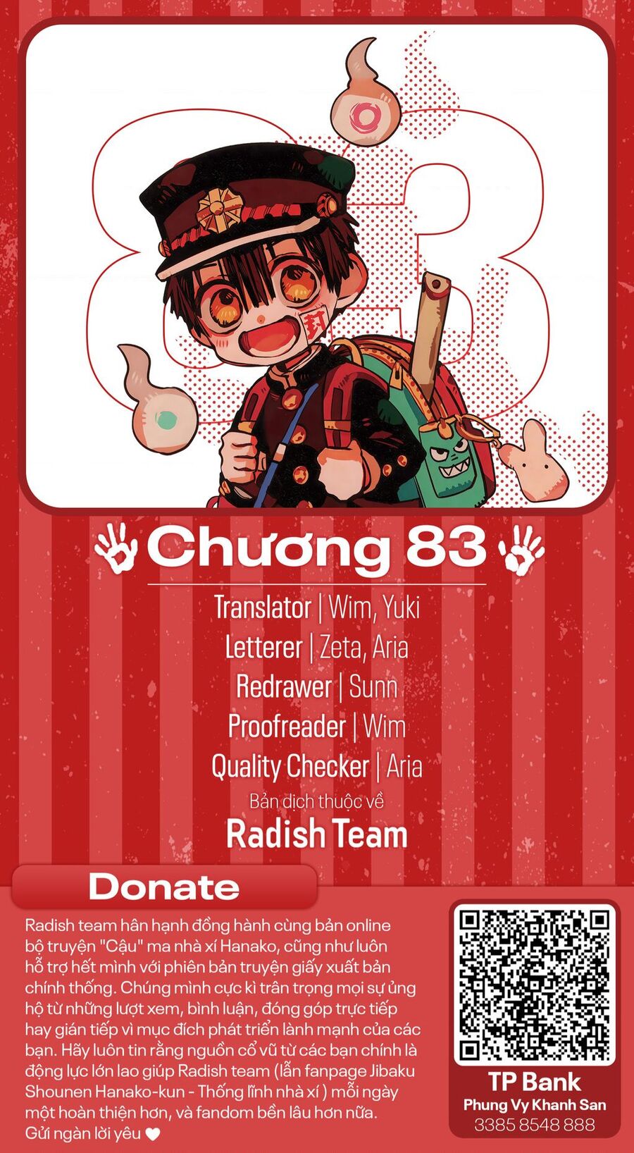 Hanako-Kun Nhà Xí Chapter 83 - 1