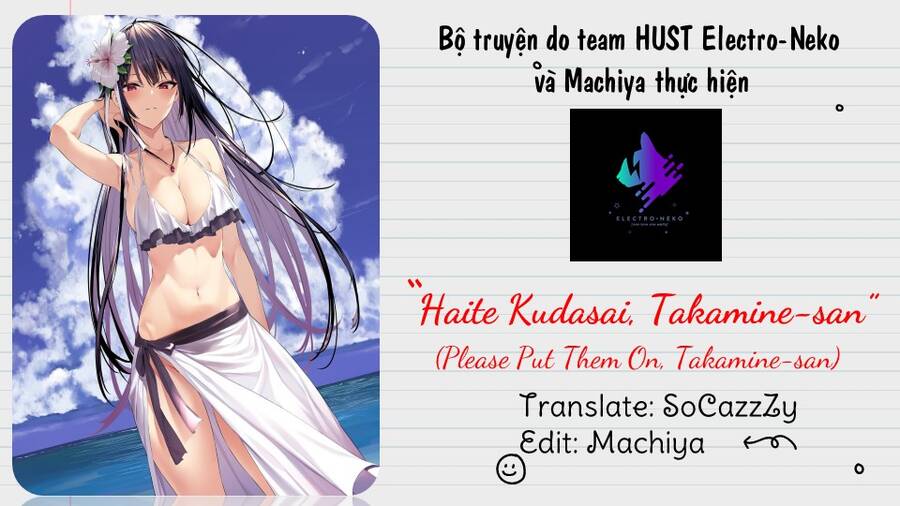 Haite Kudasai, Takamine San Chapter 41.2 - 19