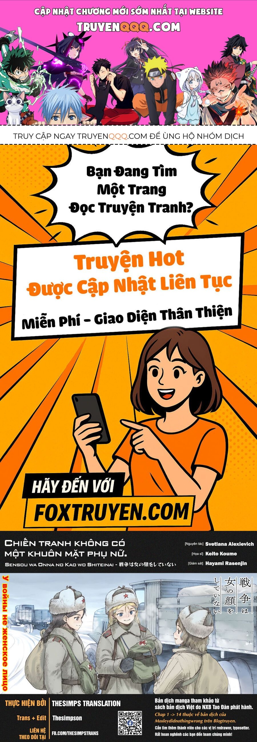 Chiến Tranh Không Có Một Khuôn Mặt Phụ Nữ Chapter 34.1 - 1