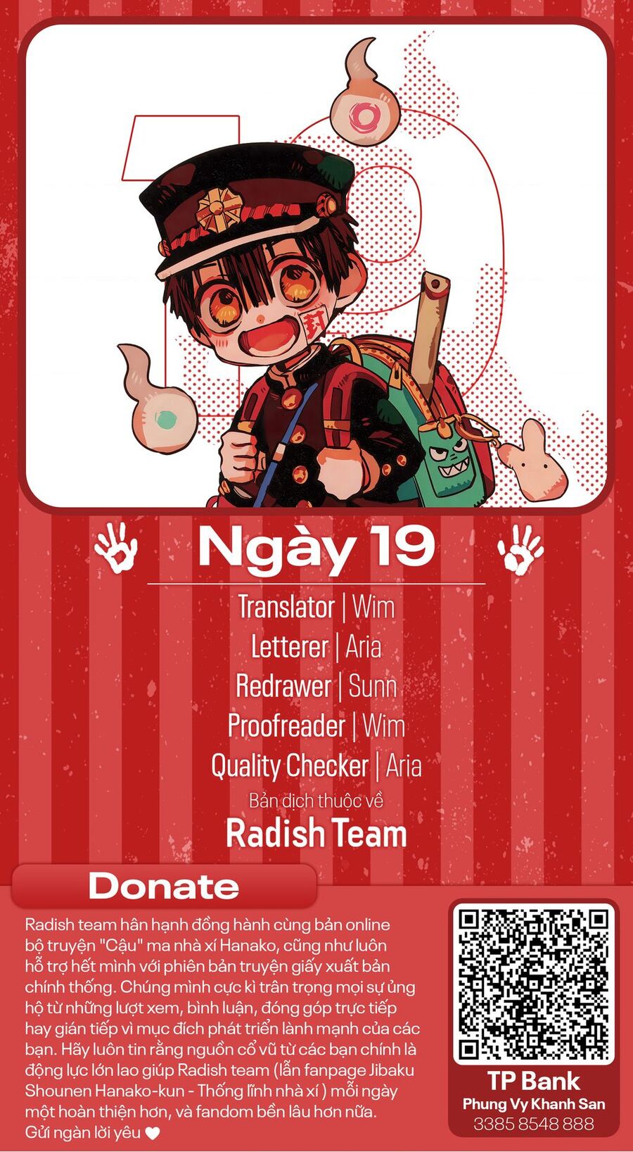 Hanako-Kun Sau Giờ Học Chapter 19 - 2