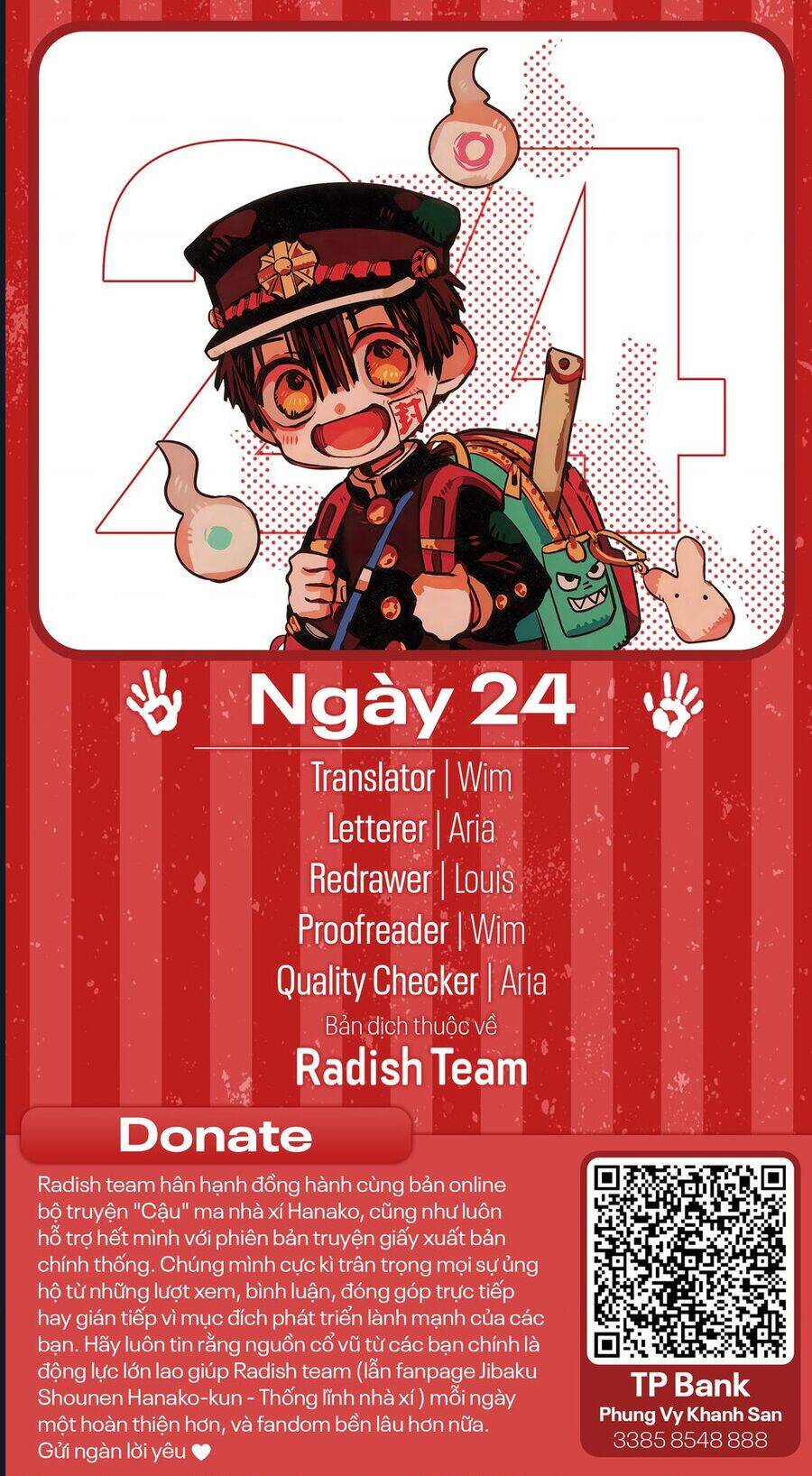 Hanako-Kun Sau Giờ Học Chapter 24 - 3