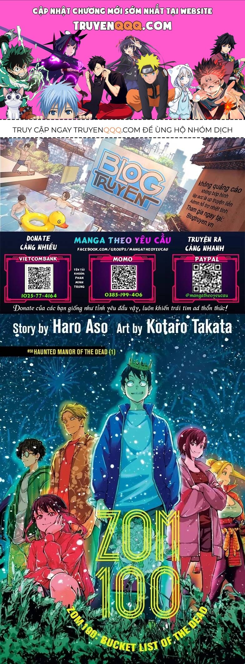 Zombie 100 ~ 100 Điều Tôi Sẽ Làm Trước Khi Trở Thành Zombie~ Chapter 58.1 - 1