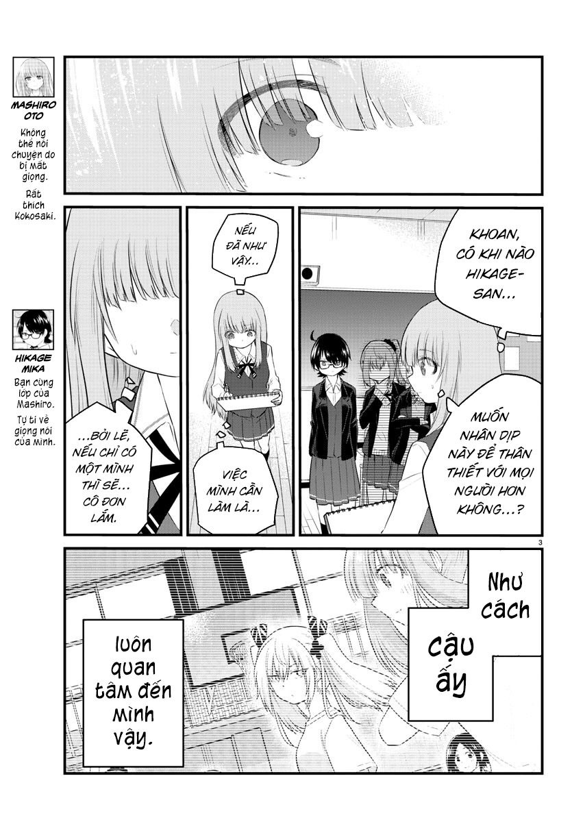 Koe Ga Dasenai Shoujo Wa "Kanojo Ga Yasashisugiru" To Omotte Iru Chapter 47 - 3