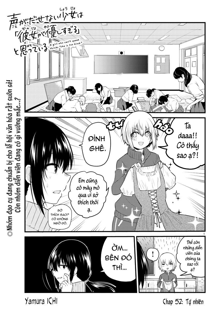 Koe Ga Dasenai Shoujo Wa "Kanojo Ga Yasashisugiru" To Omotte Iru Chapter 52 - 2