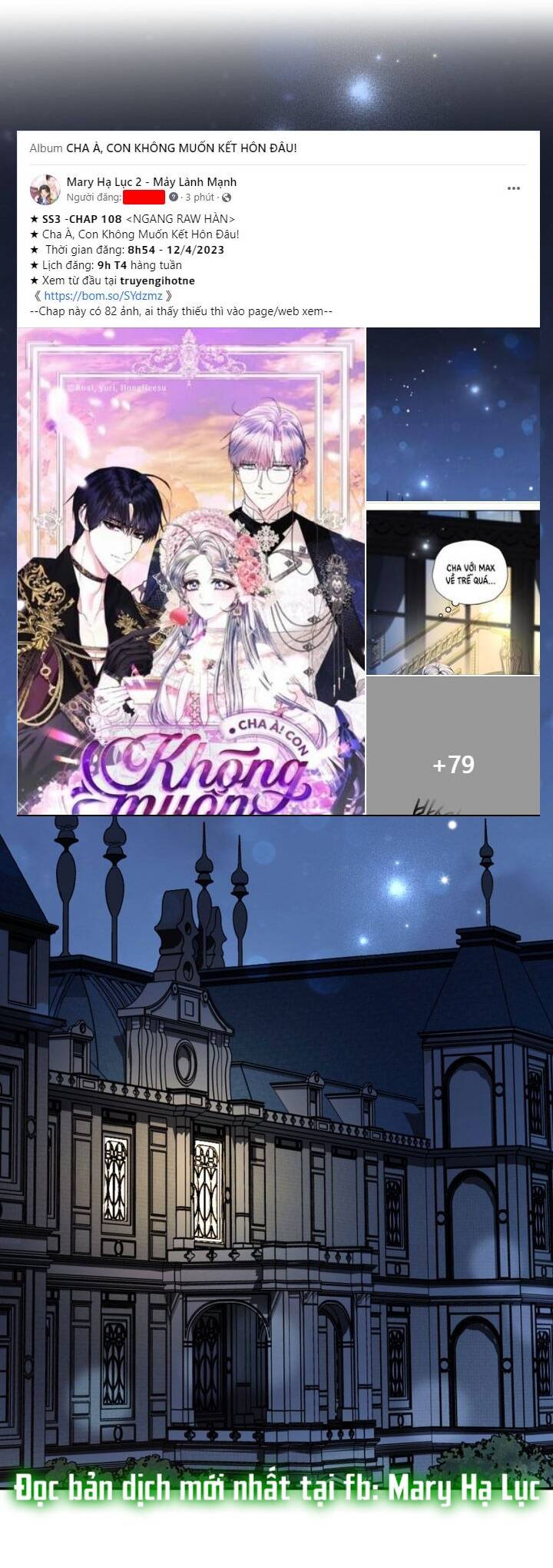 Cha Ơi Con Không Muốn Kết Hôn Đâu Chapter 108.1 - 2