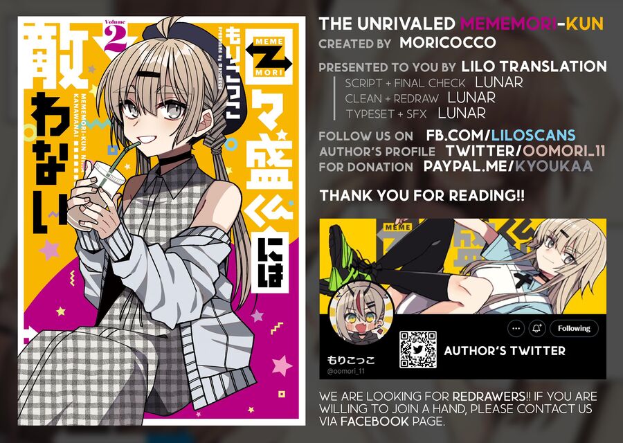 Unparalleled Mememori-Kun Chapter 11 - 1