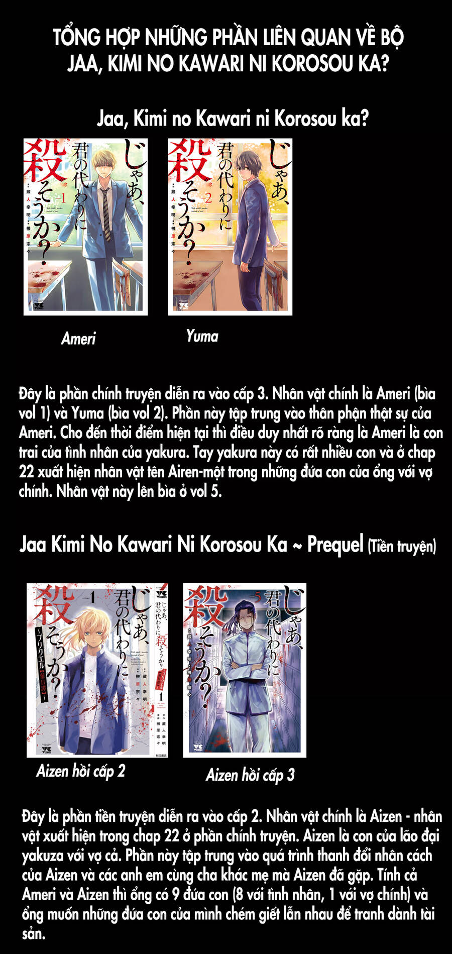 Jaa Kimi No Kawari Ni Korosou Ka ~ Prequel Chapter - 2