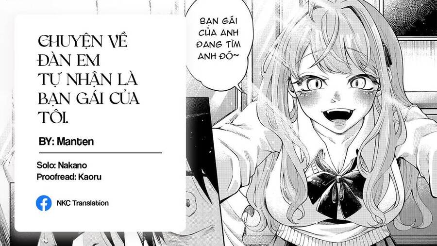 Chuyện Về Đàn Em Tự Nhận Là Bạn Gái Của Tôi Chapter 3 - 1