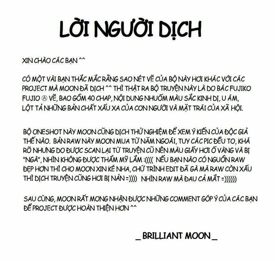 Các Oneshot Horror Của Fujiko Fujio Ⓐ Chapter 1 - 26