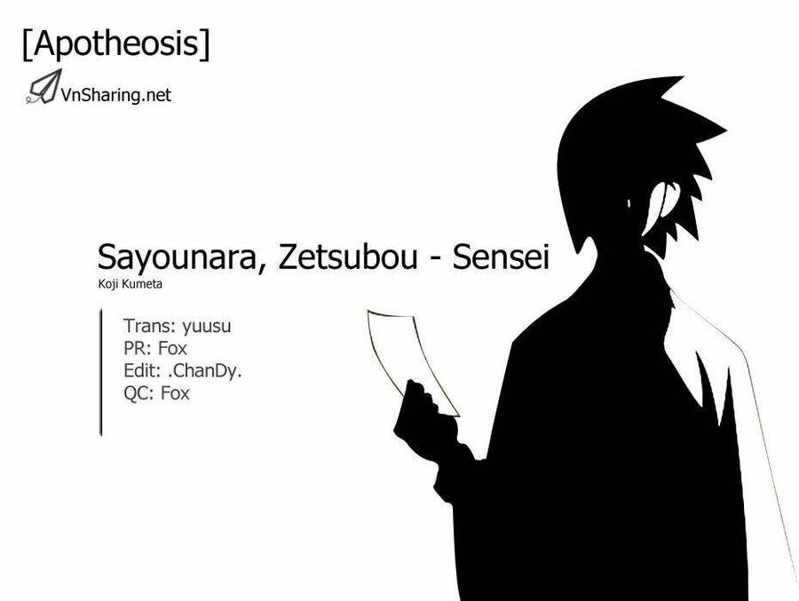 Sayonara Zetsubou Sensei Chapter 33 - 1
