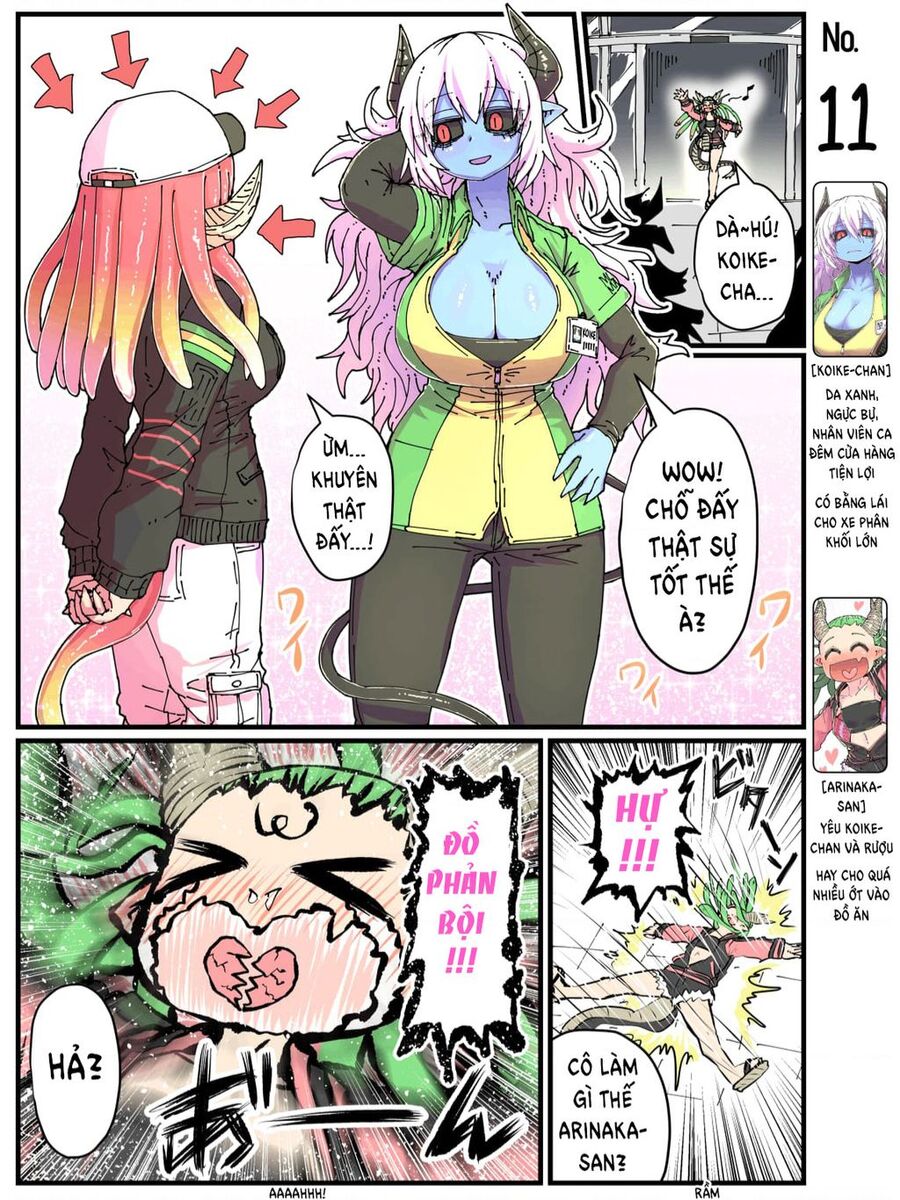 Cô Nàng Nhân Viên Da Xanh Ở Cửa Hàng Tiện Lợi Và Bạn Của Cô Ấy Chapter 11 - 1