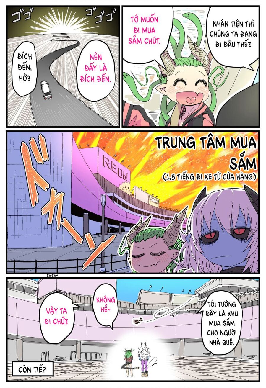 Cô Nàng Nhân Viên Da Xanh Ở Cửa Hàng Tiện Lợi Và Bạn Của Cô Ấy Chapter 6 - 2