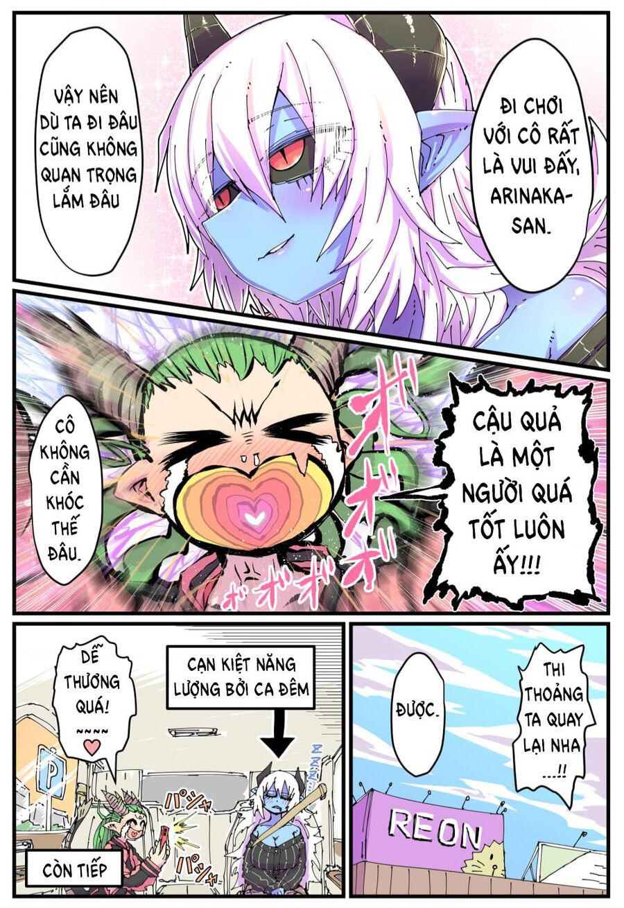 Cô Nàng Nhân Viên Da Xanh Ở Cửa Hàng Tiện Lợi Và Bạn Của Cô Ấy Chapter 7 - 3