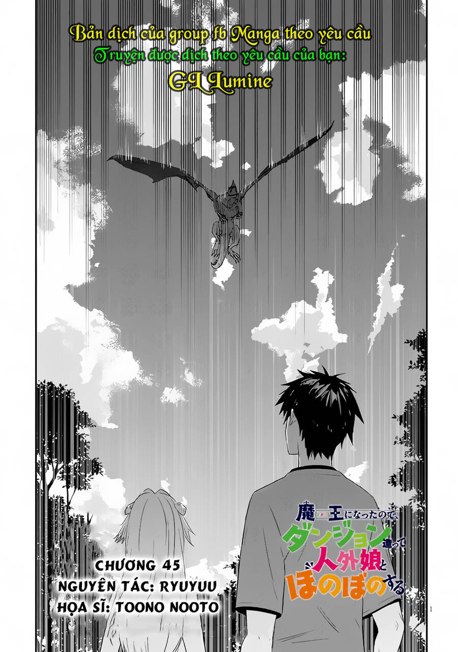 Maou Ni Natte Node, Dungeon Tsukutte Jingai Musume To Honobono Suru Chapter 45 - 1