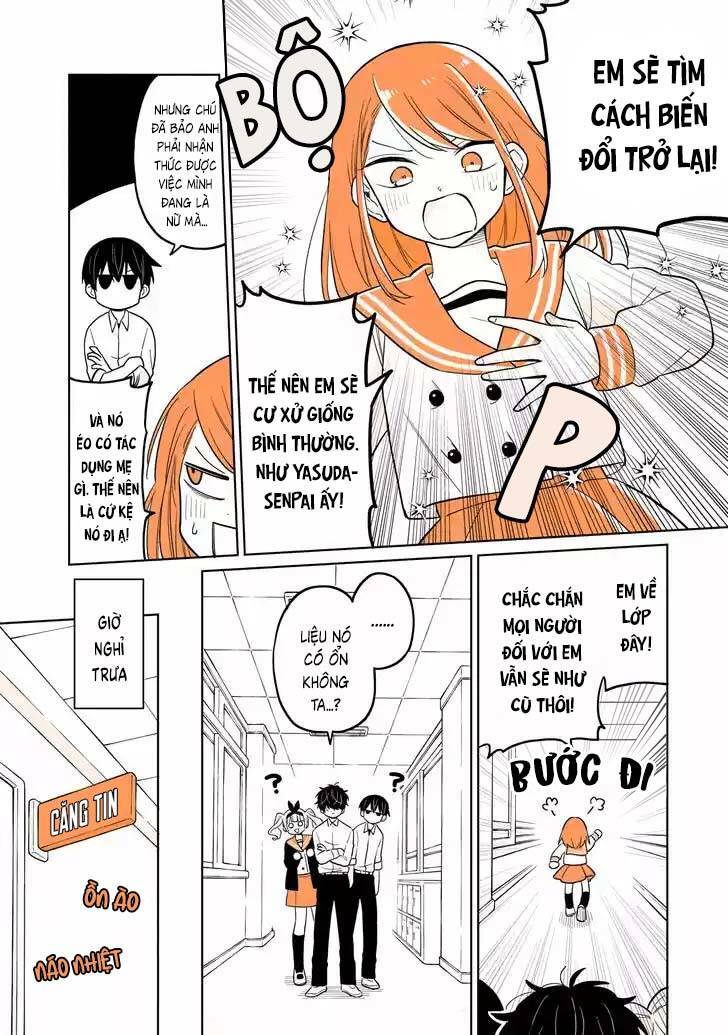 Mendokusagari Danshi Koukousei Ga Asa Okitara Onnanoko Ni Natteita Hanashi Chapter 15.2 - 9