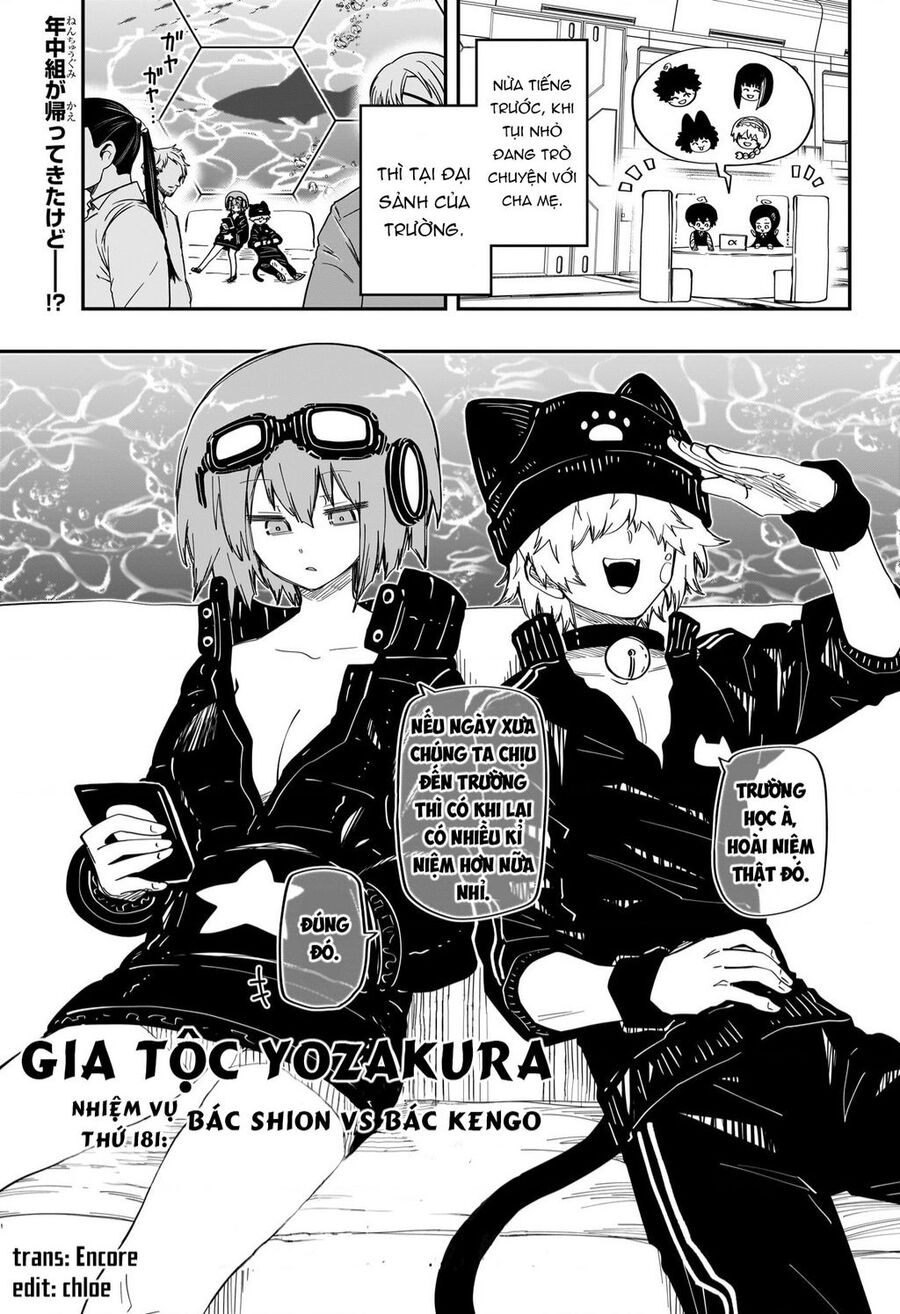 Gia Tộc Điệp Viên Yozakura Chapter 181 - 1