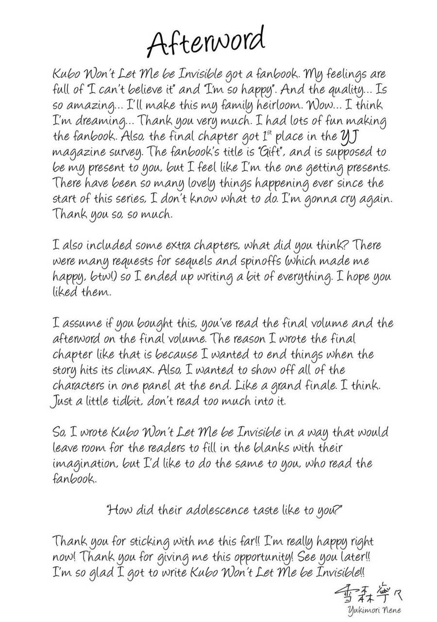 Kubo-San Wa Boku (Mobu) Wo Yurusanai Chapter 145.6 - 11